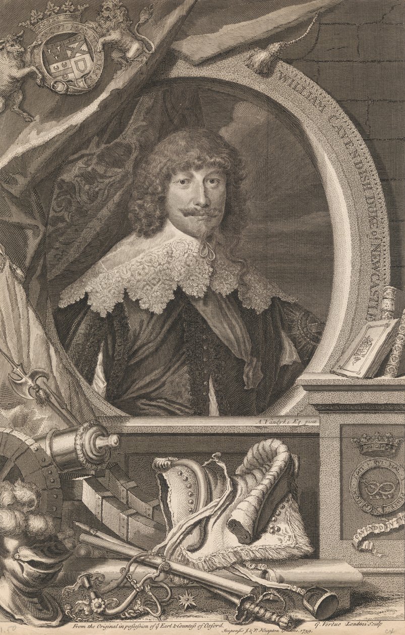 William Cavendish, duca di Newcastle da George Vertue