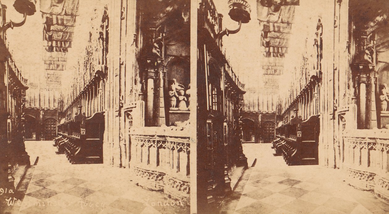 Gruppo di 5 Vedute Stereografiche dell