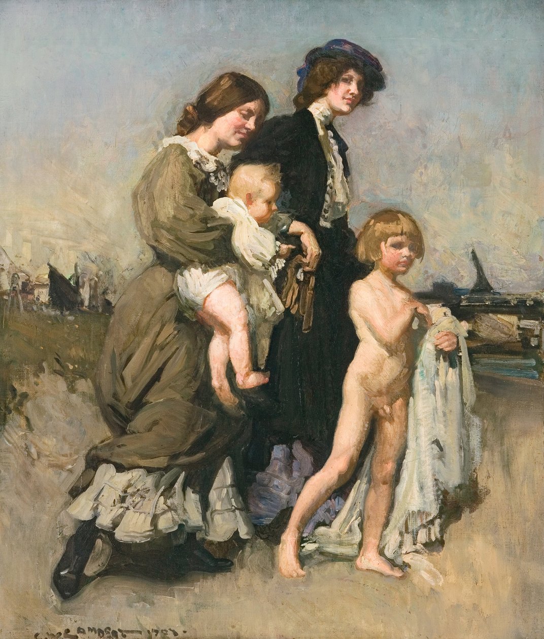 Il gruppo delle vacanze (I bagnanti) da George Washington Lambert