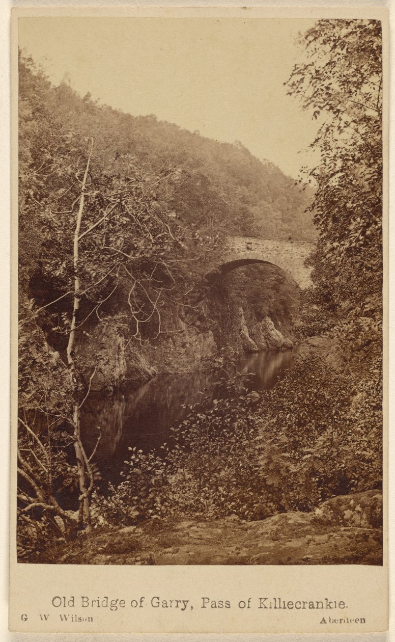 Vecchio ponte di Garry, passo di Killiecrankie. da George Washington Wilson