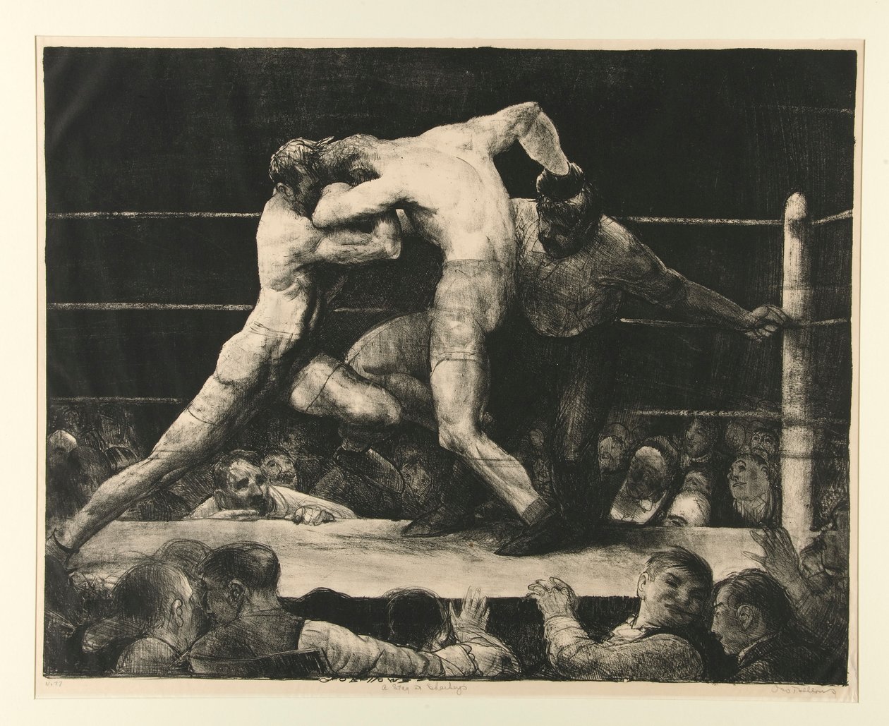 Un Cervo a Sharkey da George Wesley Bellows