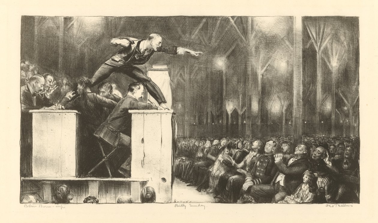 Billy Sunday da George Wesley Bellows