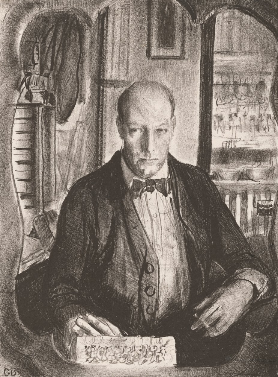 Autoritratto di George Wesley Bellows da George Wesley Bellows