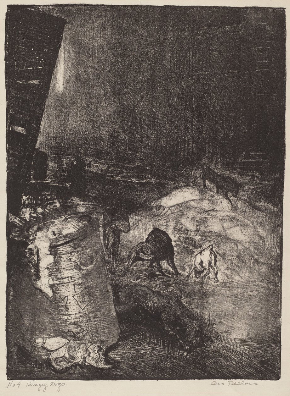 Cani affamati, seconda pietra da George Wesley Bellows