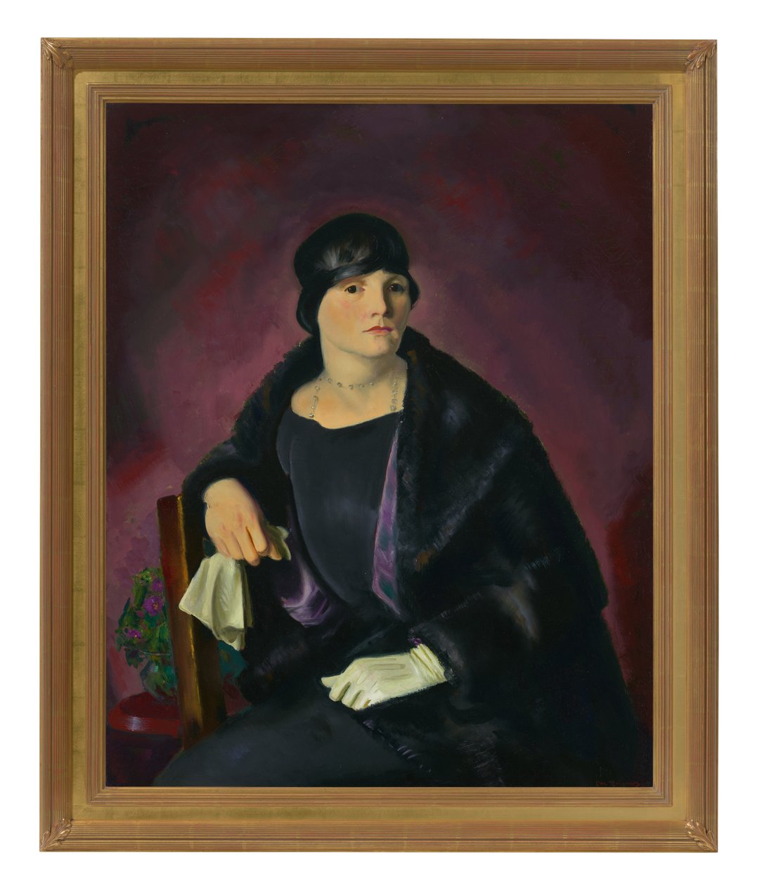 Ritratto della signora Walter Richter (olio su tela) da George Wesley Bellows
