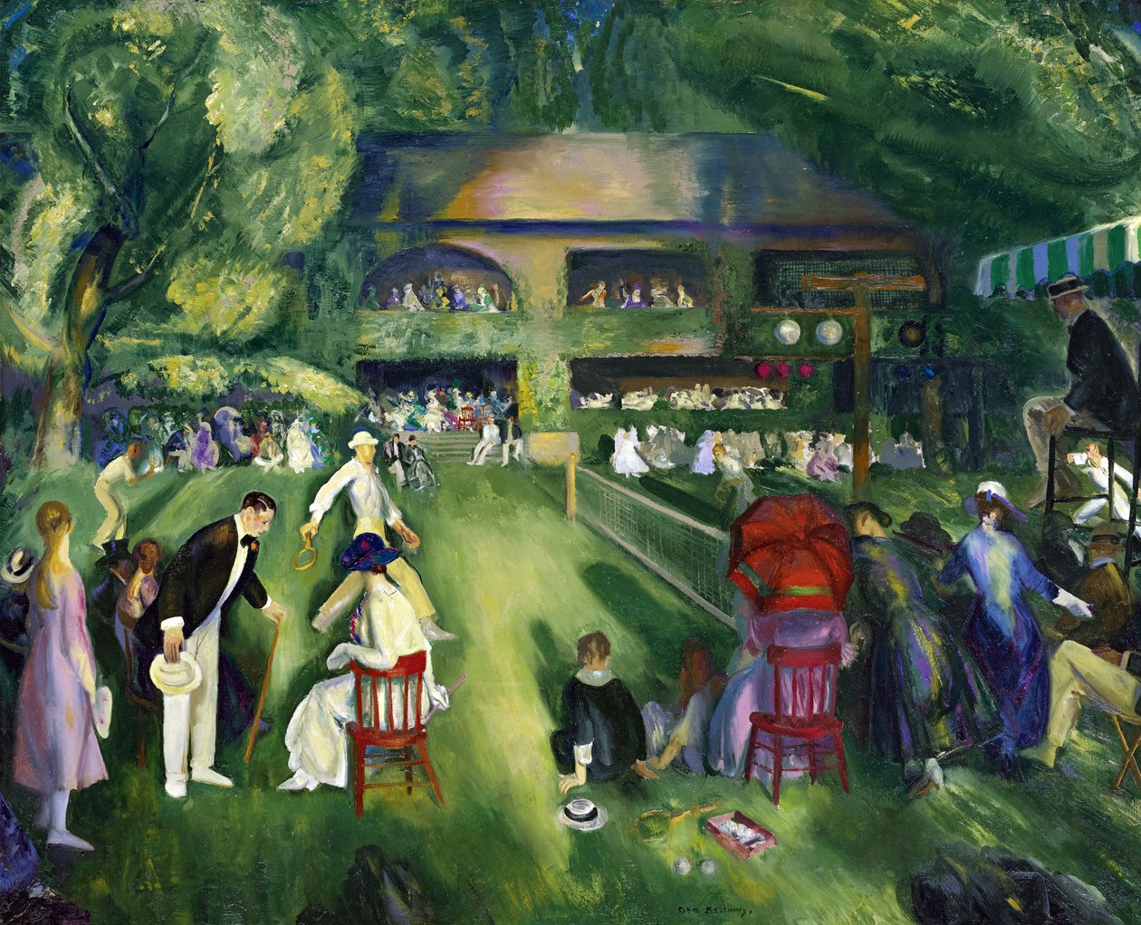 Realismo: Tennis a Newport da George Wesley Bellows