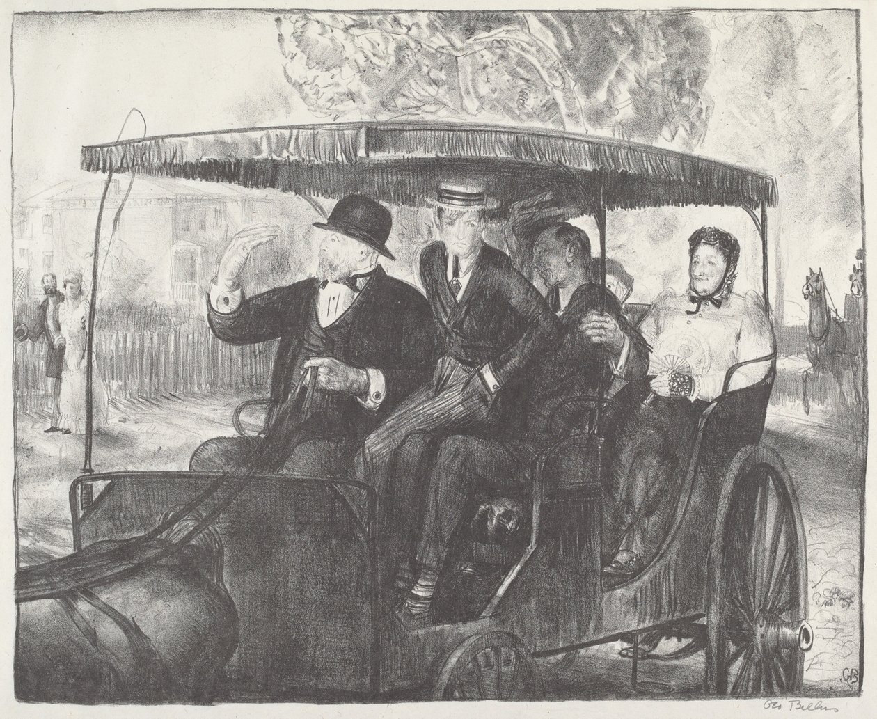 Domenica 1897, 1921 da George Wesley Bellows