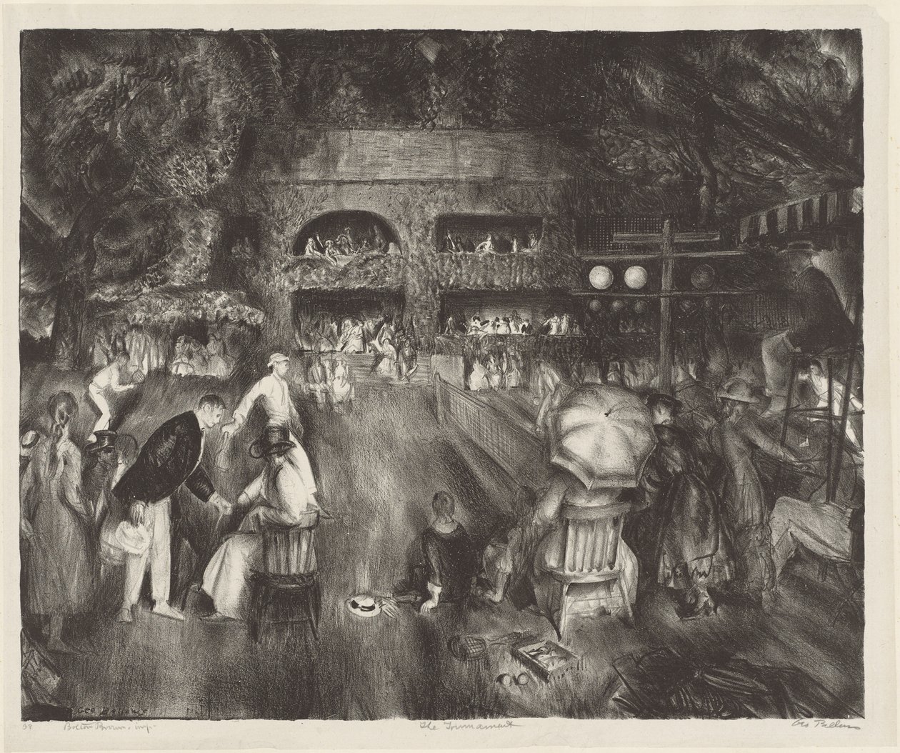 Il torneo da George Wesley Bellows