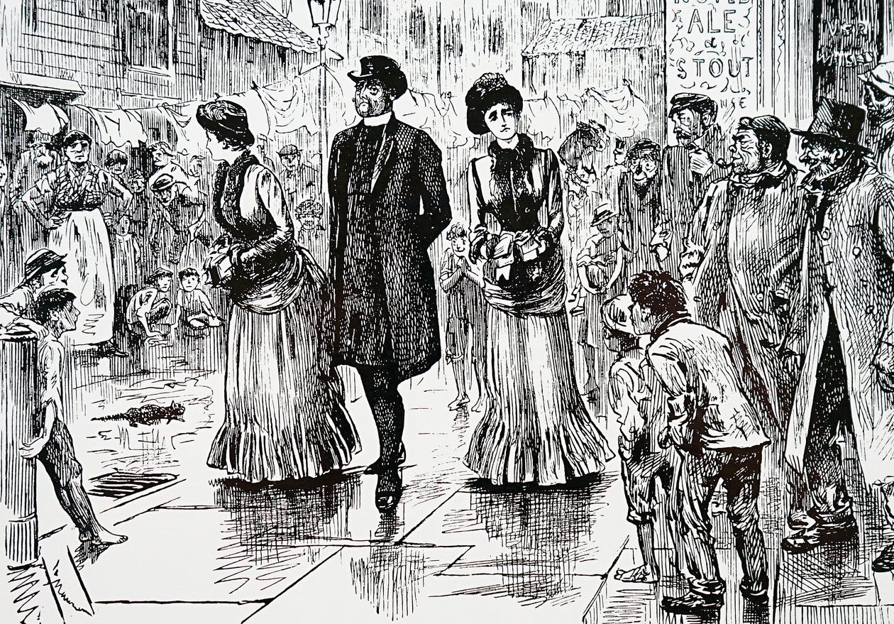 Ispezione delle classi inferiori da George du Maurier