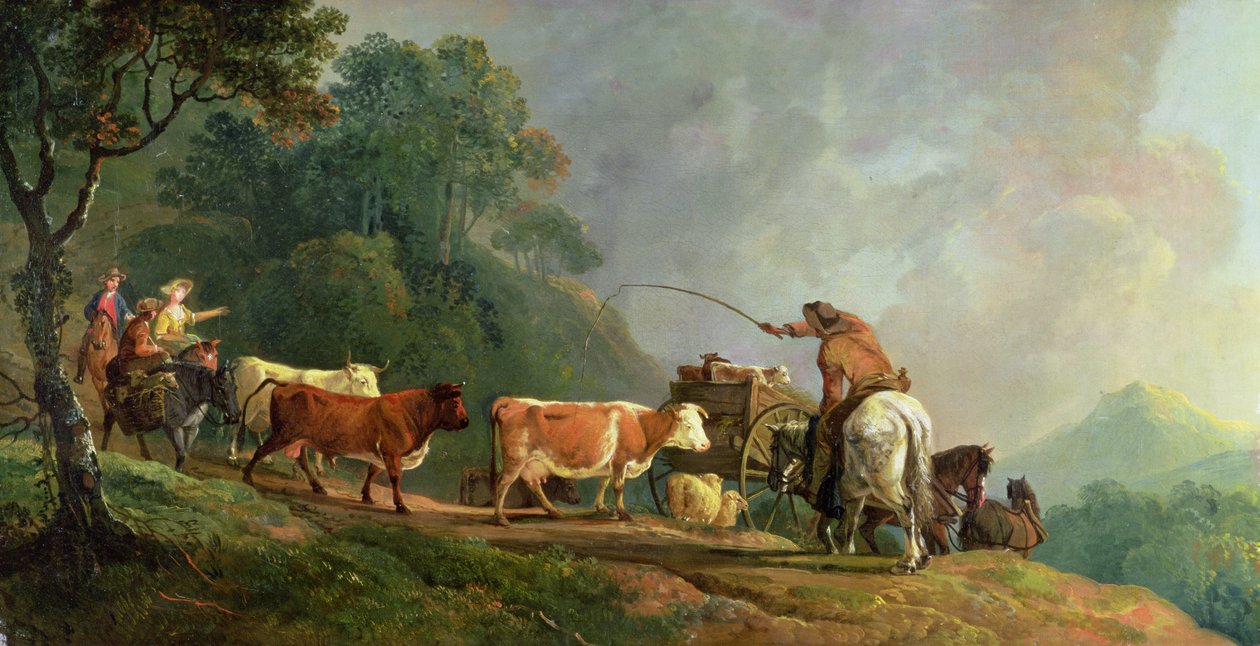 Andando al Mercato da George the Elder Barret