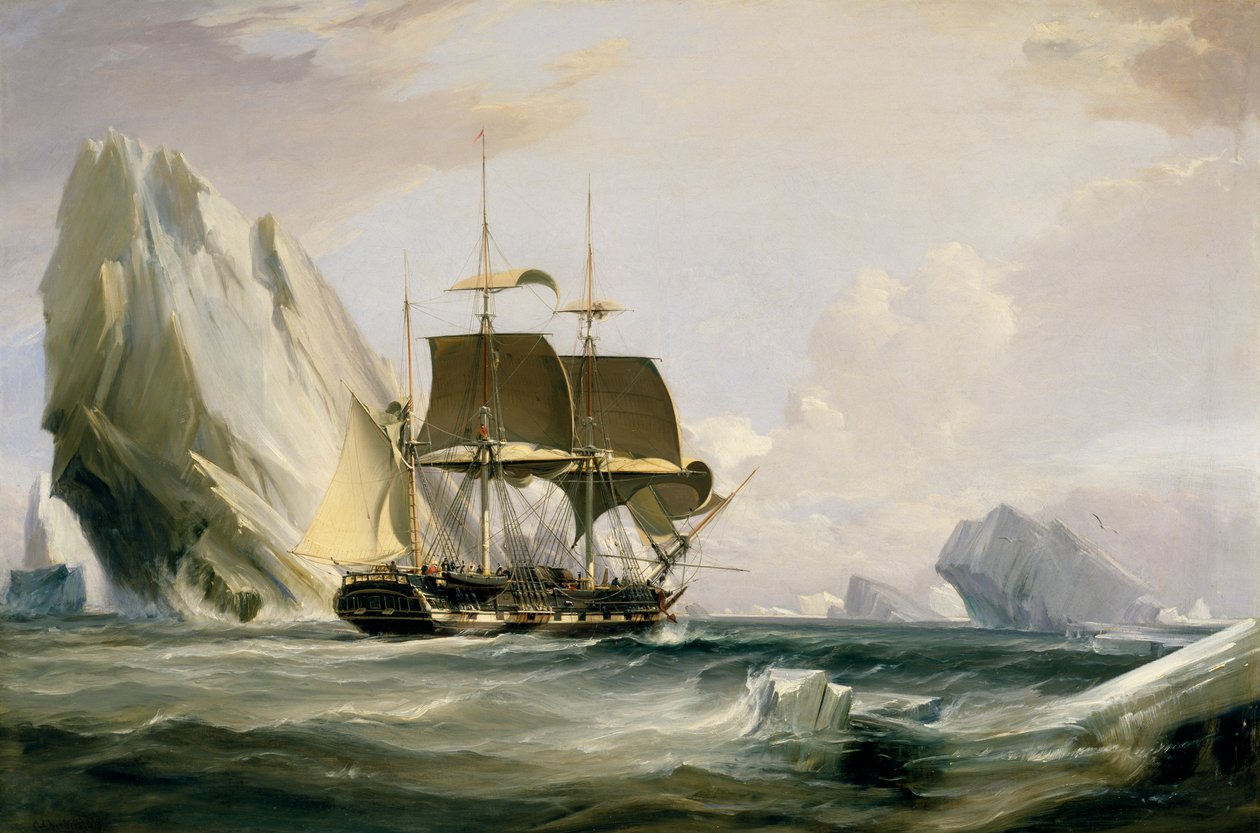 Il barcone "Auriga" nelle acque antartiche da George the Elder Chambers