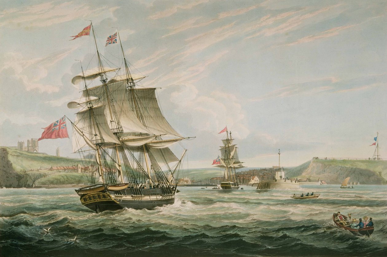 Whitby, pubblicato da G. Chambers  E. Fisher da George the Elder Chambers