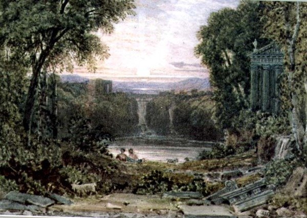 Tramonto, Tivoli da George the Younger Barret