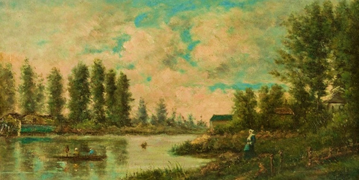Paesaggio con barca da Georges Diéterle