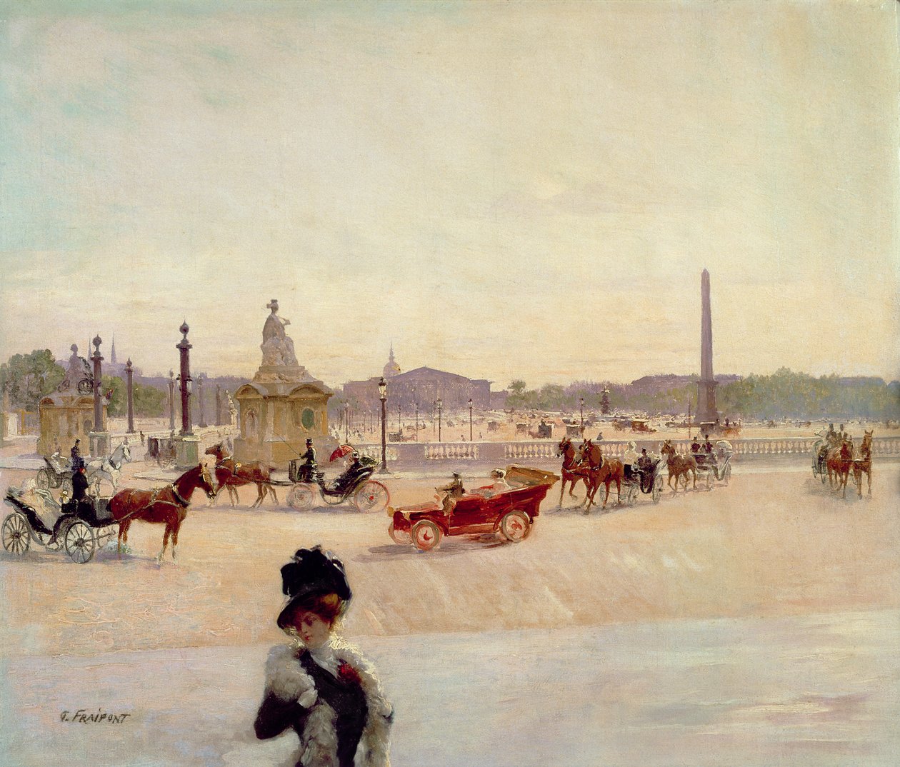 Place de la Concorde, Parigi da Georges Fraipont