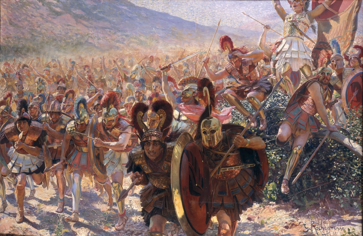 Antichi guerrieri da Georges Marie Rochegrosse