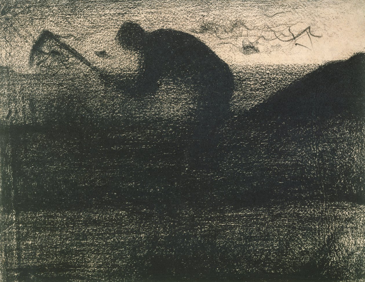 Uomo con un piccone, c.1883 da Georges Seurat