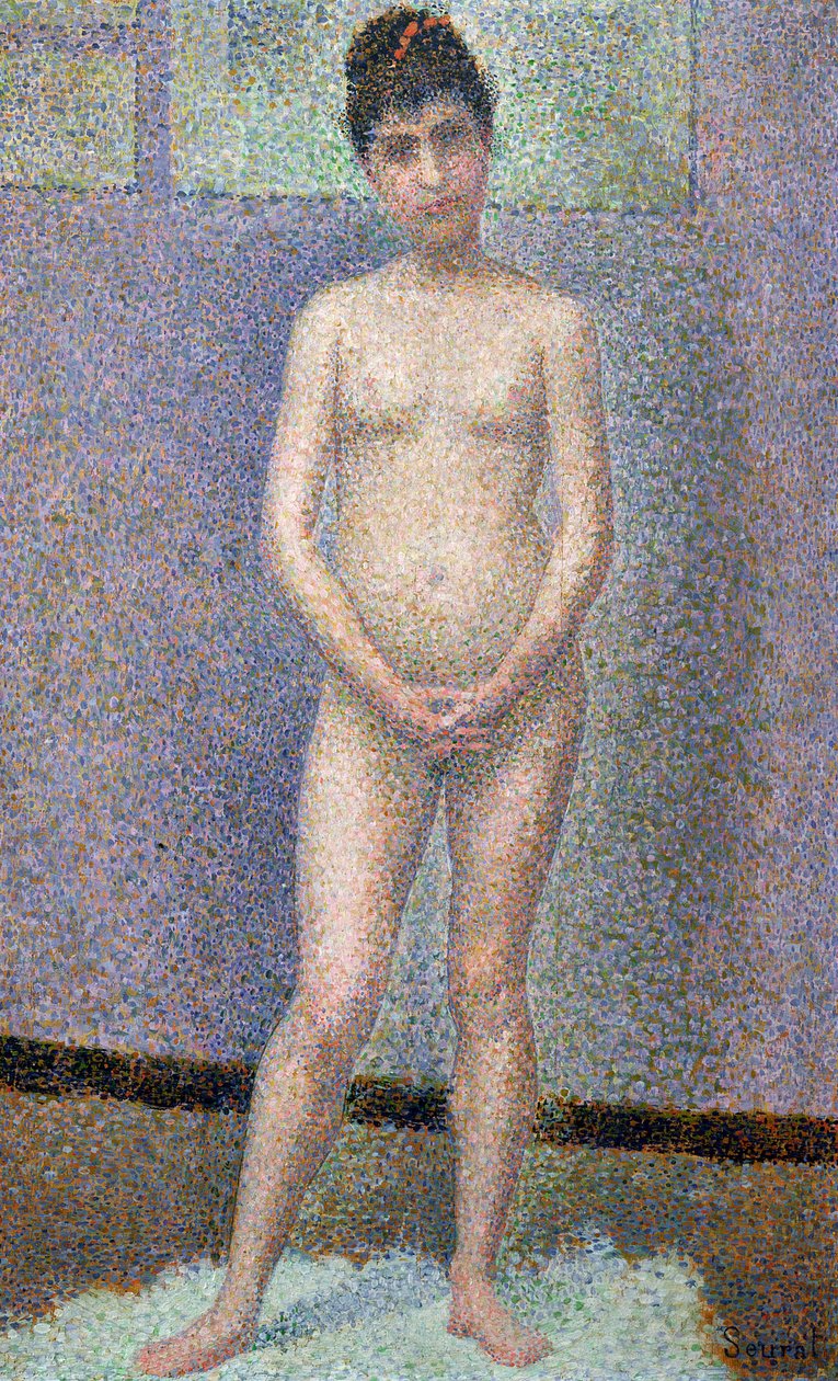Modello dal fronte, 1886-7 da Georges Seurat