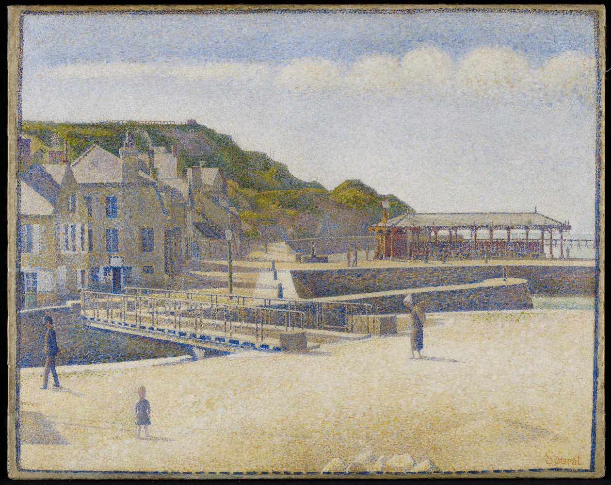 Port-en-Bessin, 1888 da Georges Seurat