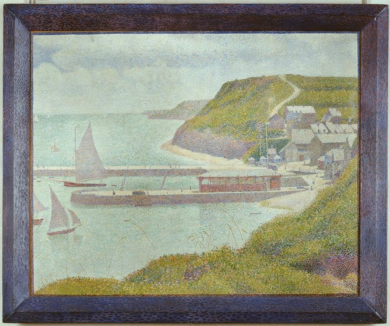 Porten-Bessin, avant-port, alta marea (Calvados) da Georges Seurat
