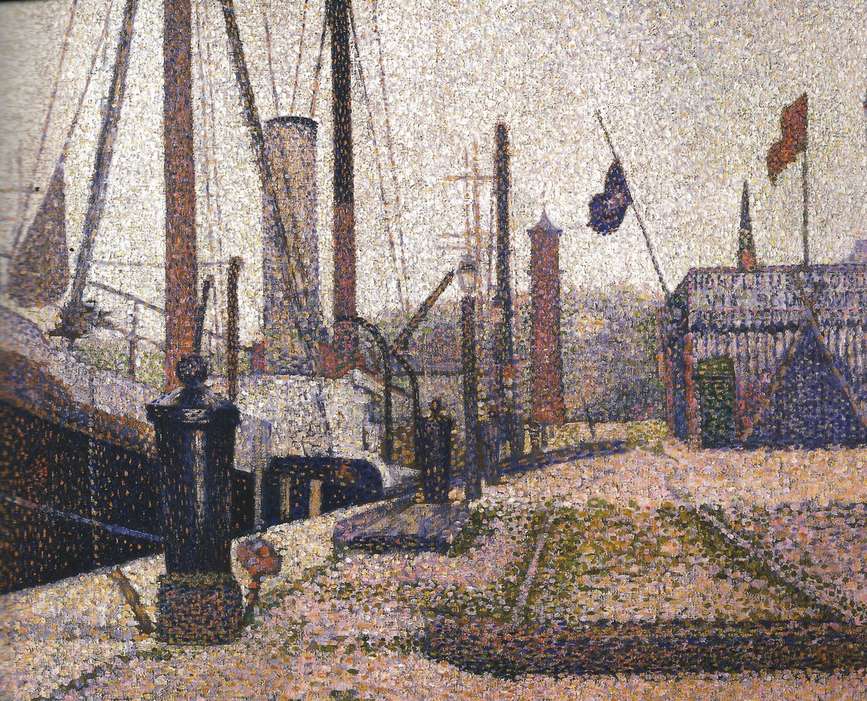 Porto di Honfleur da Georges Seurat