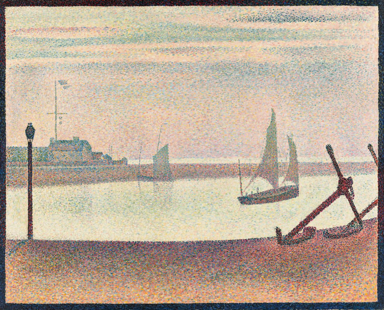 Il Canale a Gravelines, Sera da Georges Seurat