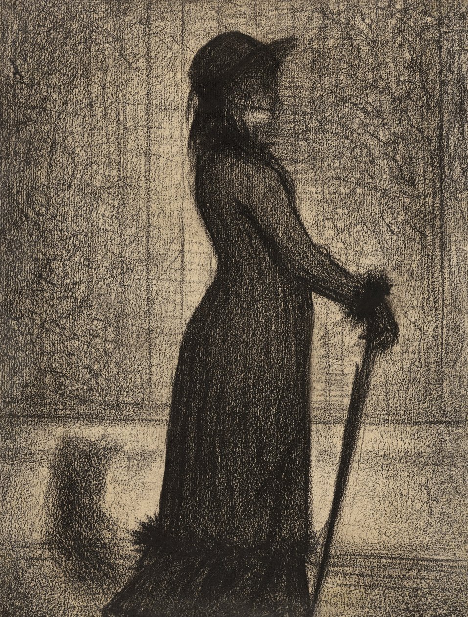 Donna che passeggia (Une élégante) da Georges Seurat