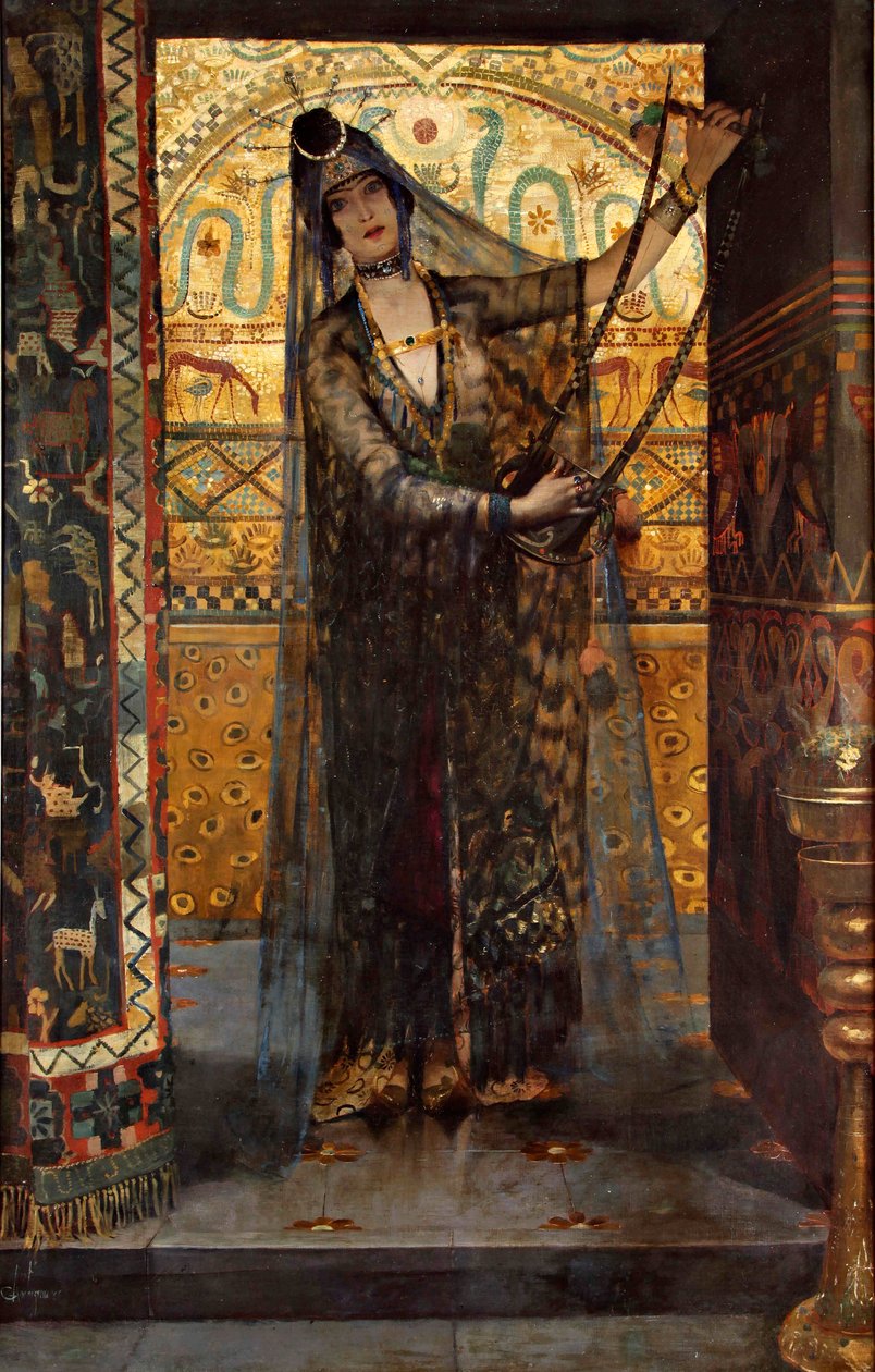 Salammbô, 1886 da Georges Antoine Rochegrosse