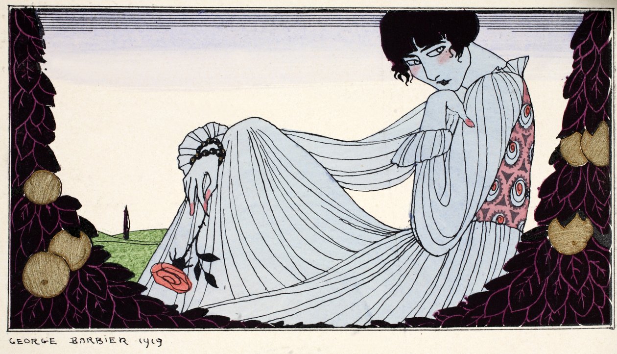 Contemplazione da Georges Barbier