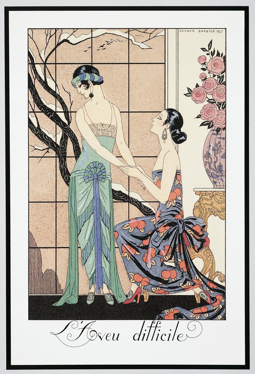 Falbalas et Fanfreluches, Almanacco per il 1924, La confessione difficile da Georges Barbier