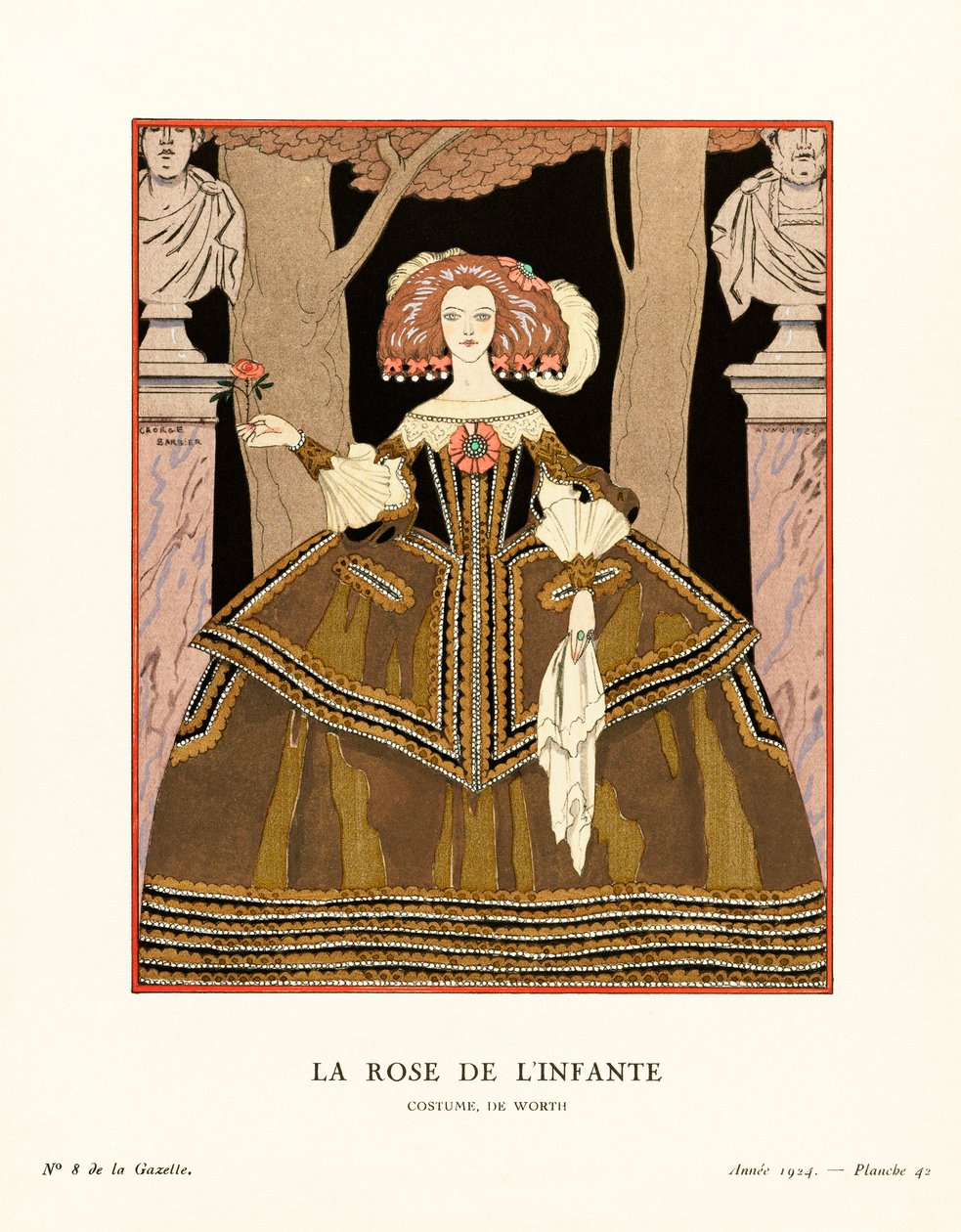 Illustrazione dalla Gazette du Bon Ton da Georges Barbier