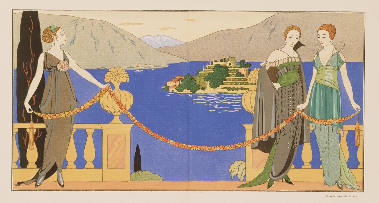 Isola Bella, abiti da sera disegnati da Redfern, tavola 57 da 