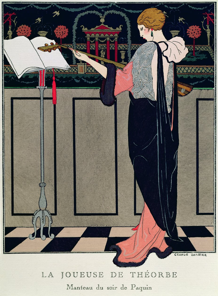 Abbigliamento da sera estivo da Art Gout Beaute da Georges Barbier