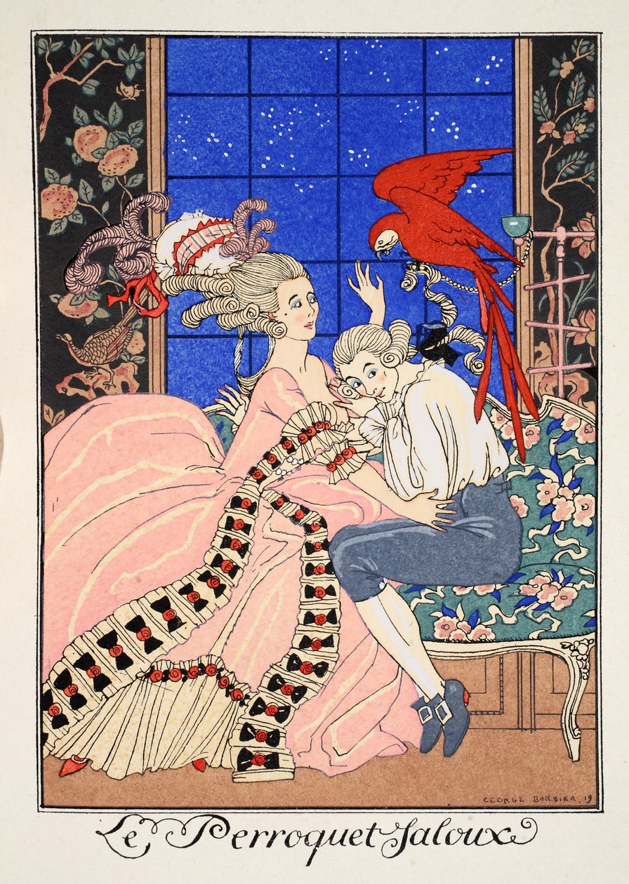 Il Pappagallo Geloso da Georges Barbier