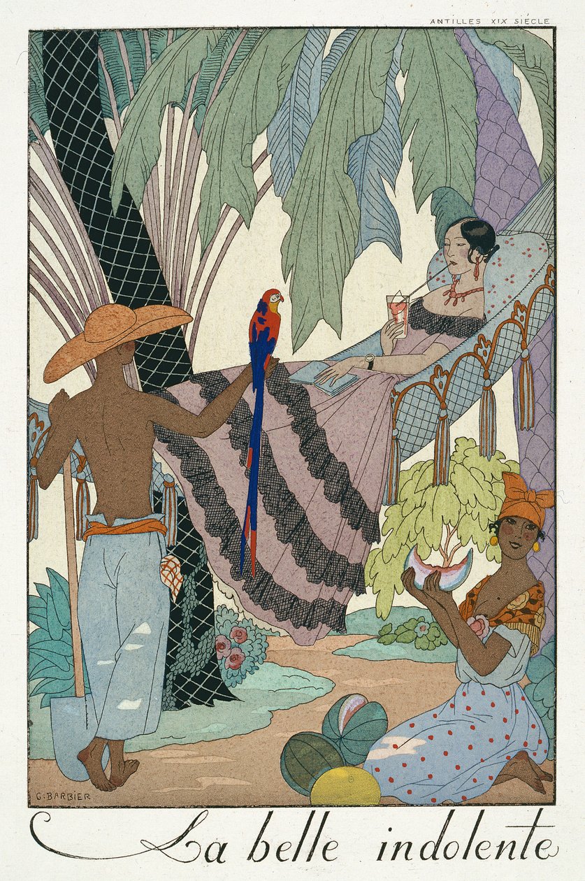 La bellezza oziosa da Georges Barbier