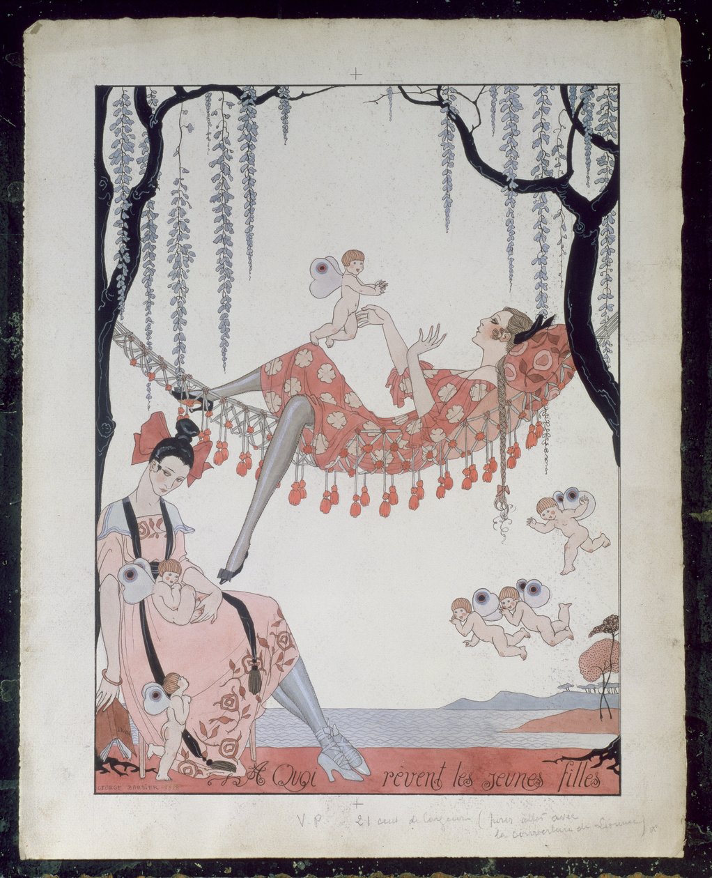 Di cosa sognano le giovani donne? 1918 da Georges Barbier