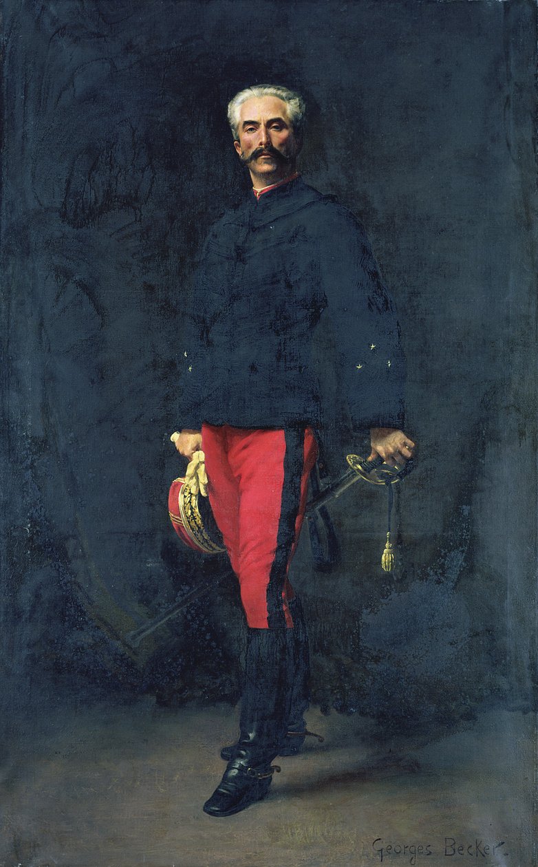 Generale Gaston Auguste (1830-1909) Marchese de Gallifet da Georges Becker