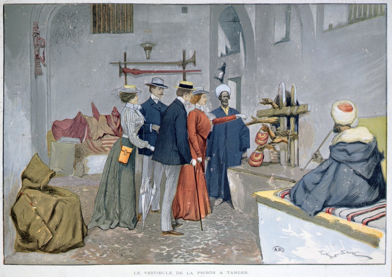 Ingresso della prigione di Tangeri, c.1900 da Georges Bertin Scott