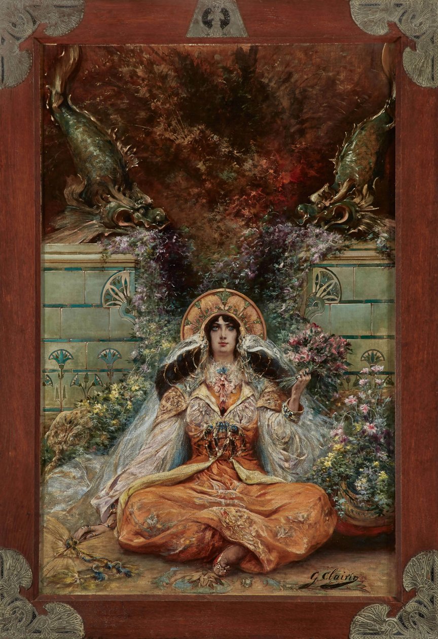 Sarah Bernhardt nel ruolo di Izeyl da Georges Clairin