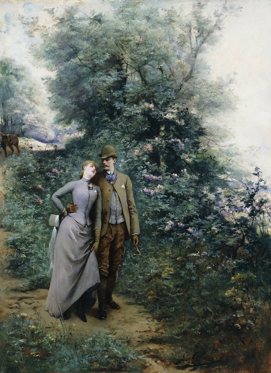 Gli amanti da Georges Clairin