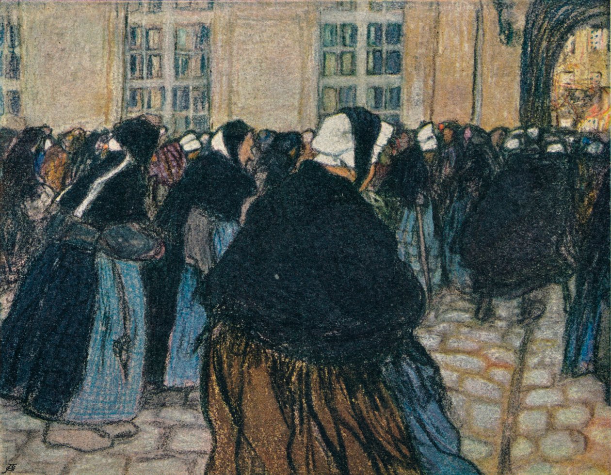 La Rentree A LHospice De La Salpetriere, c1911 da Georges Dupuis