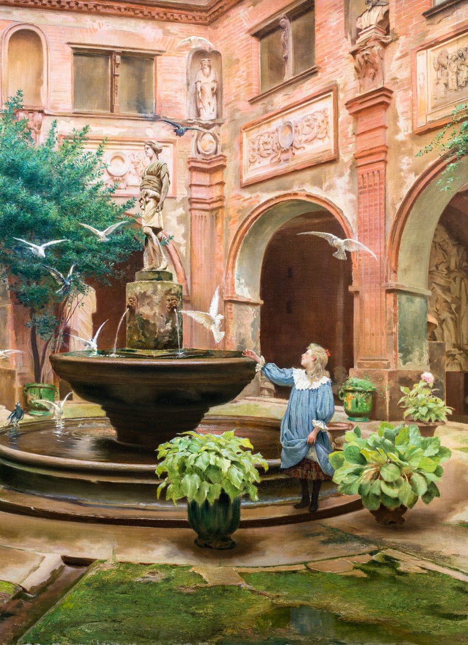 Il Chiostro Piccolo degli Agostiniani da Georges François Castex