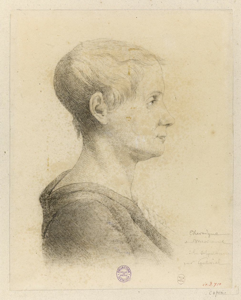 Ritratto di Anne-Josèphe Théroigne de Méricourt 1762-1817, 1816 da Georges François Marie Gabriel