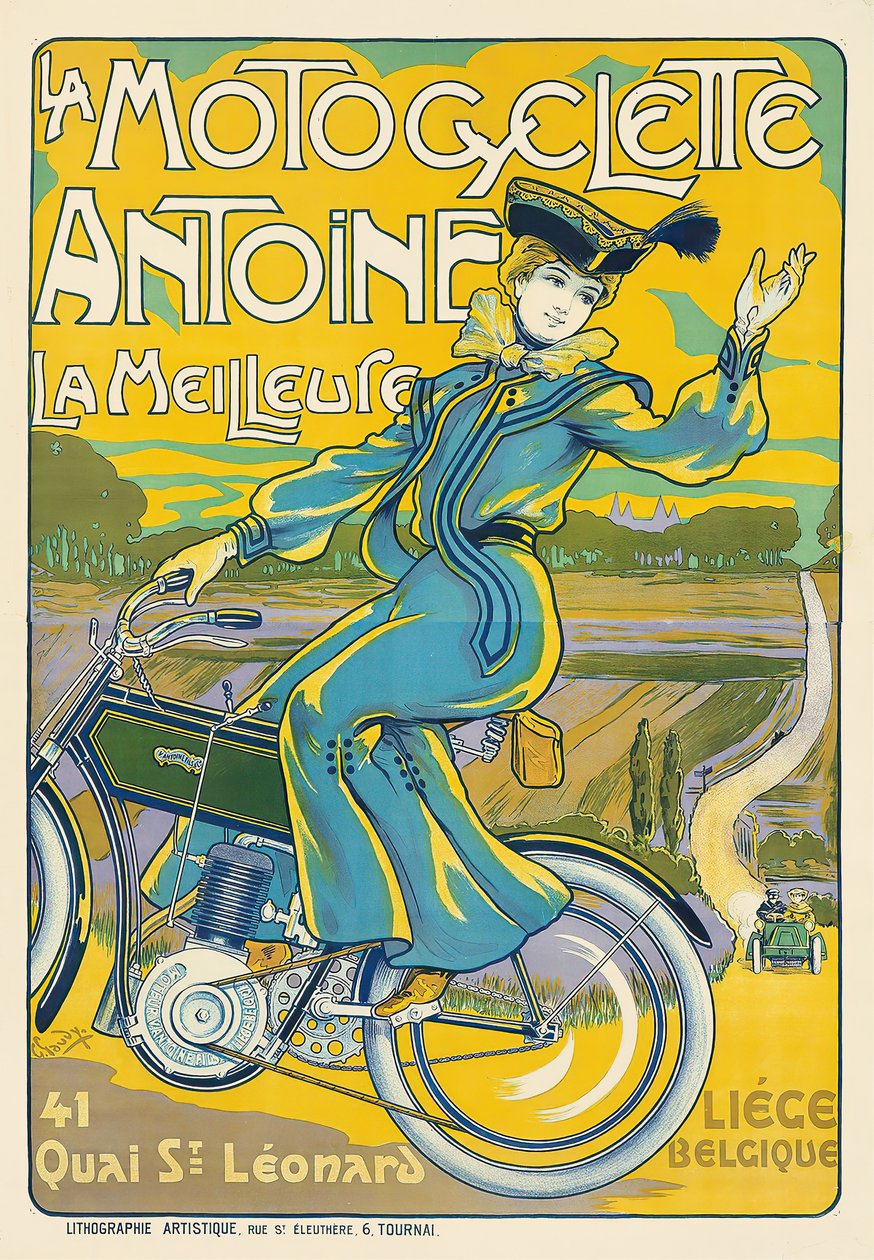La Motocicletta Antoine da Georges Gaudy