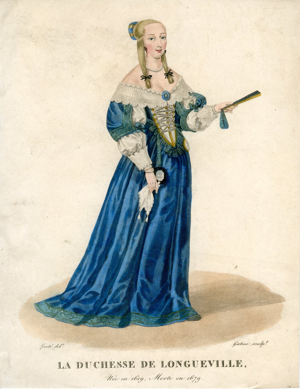 Anna Genevieve di Bourbon-Conde, Duchessa di Longueville, Anna di Bretagna, inizio XIX secolo da Georges Jacques Gatine