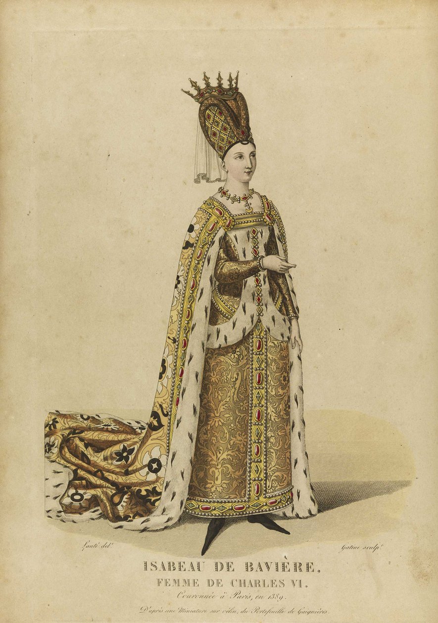 Isabella di Baviera, Regina di Francia da Georges Jacques Gatine