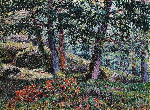 Querce e Cespugli di Mirtilli da Georges Lacombe