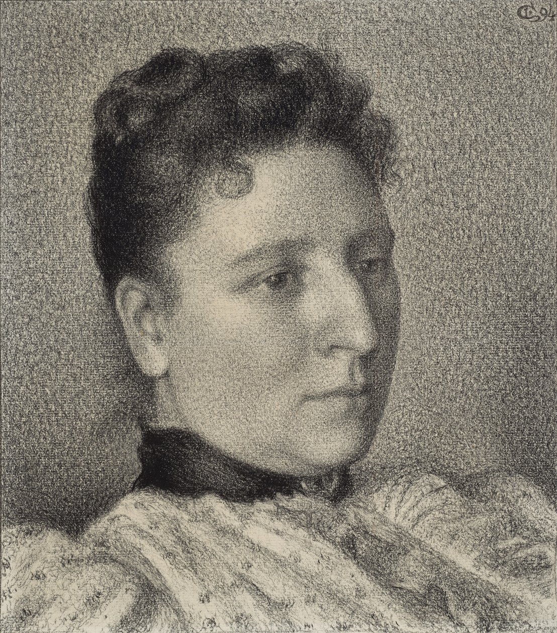 Ritratto di Anna Boch, 1894 da Georges Lemmen
