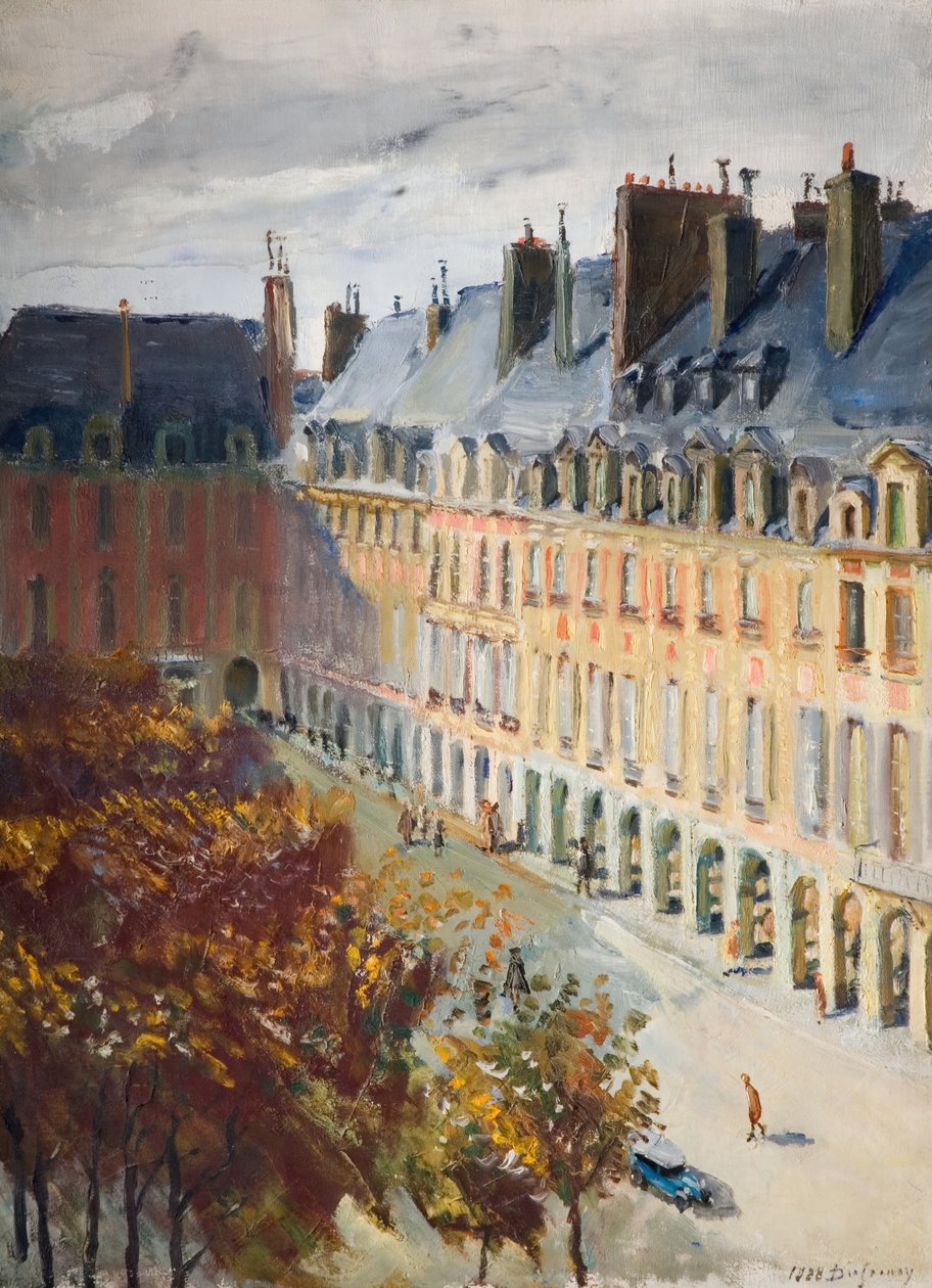 La Place Des Vosges da Georges Leon Dufrenoy