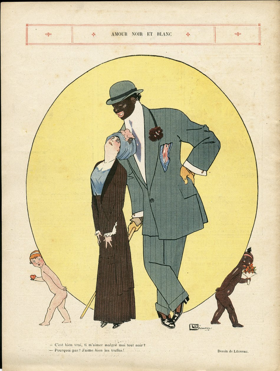 Illustrazione di Georges Leonnec (1881-1940) in Le Lire da Georges Leonnec
